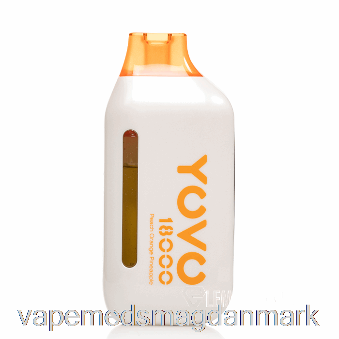 Vape Med Smag Yovo Ultra 18000 Engangs Fersken Appelsin Ananas